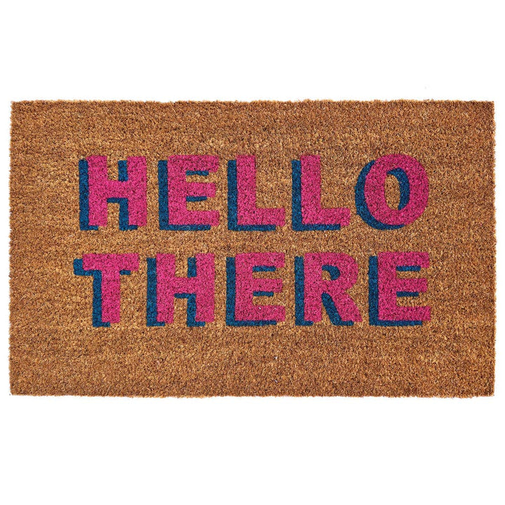 Hello There: Coir Doormat 45x75