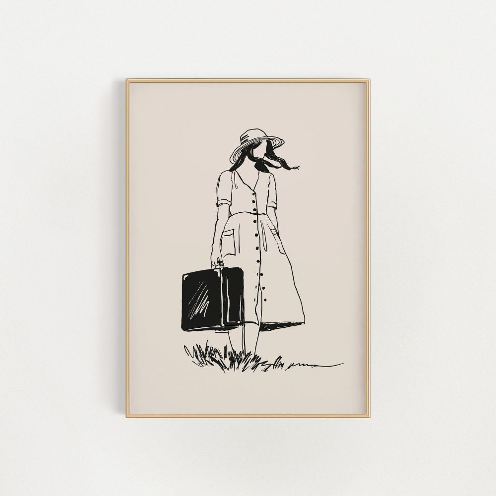 Her Journey To Peace Wall Art Poster - Yililo