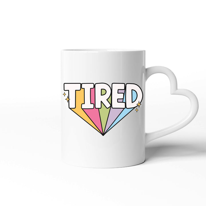 Tired 3D Rainbow Mug