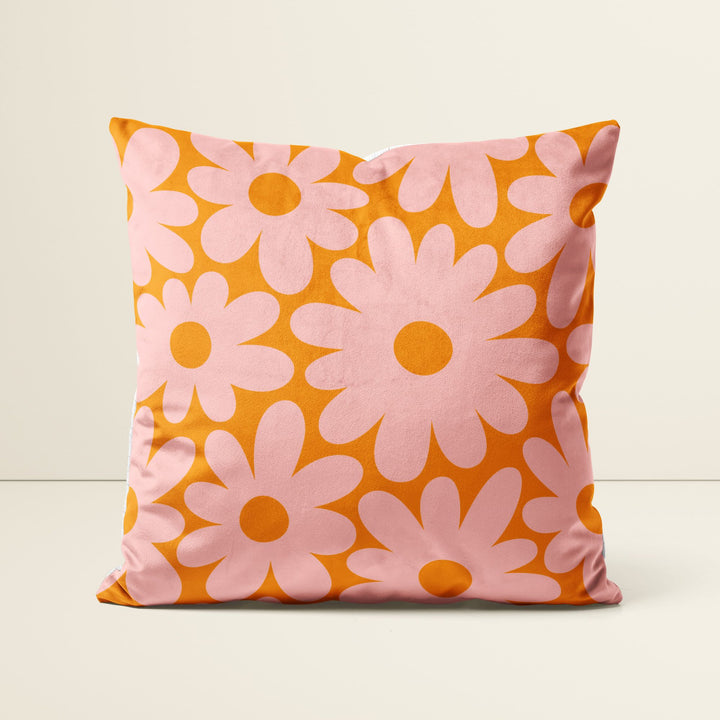 Pink Big Flower Cushion