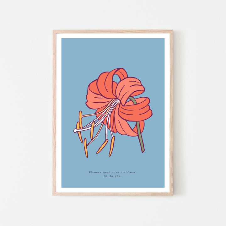 The Coral Lily Fine Art Print