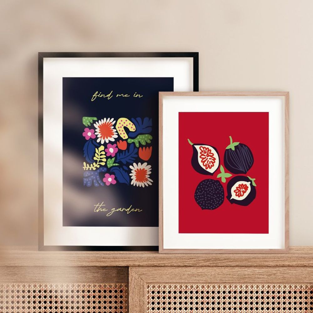 The Sticky Figs Abstract Wall Art Poster