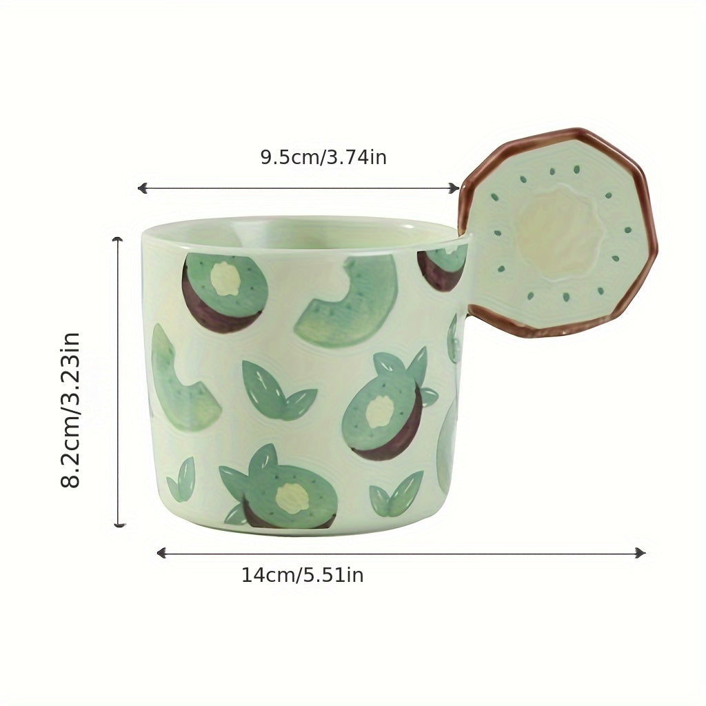 Fruit Mug With Fruit Slice Handle - Yililo