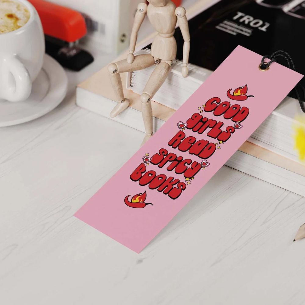 Good Girls Read Spicy Books Bookmark With Tassel