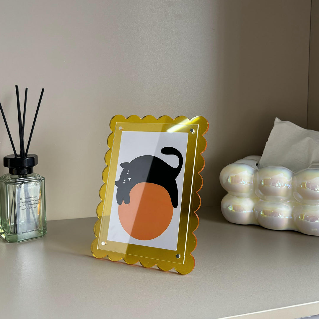 Colourful Scallop Acrylic Picture Frame - Yililo