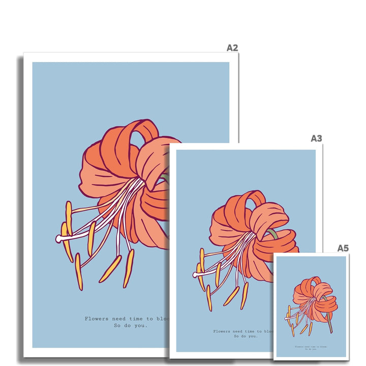 The Coral Lily Fine Art Print