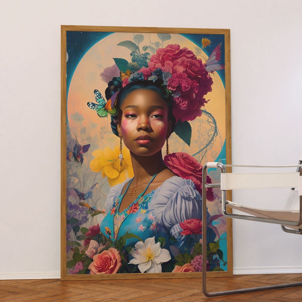 Tiana Princess Inspired Fine Art Wall Print