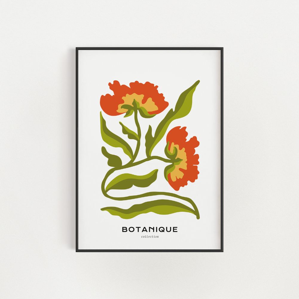 The Floral Botanique Wall Art Poster