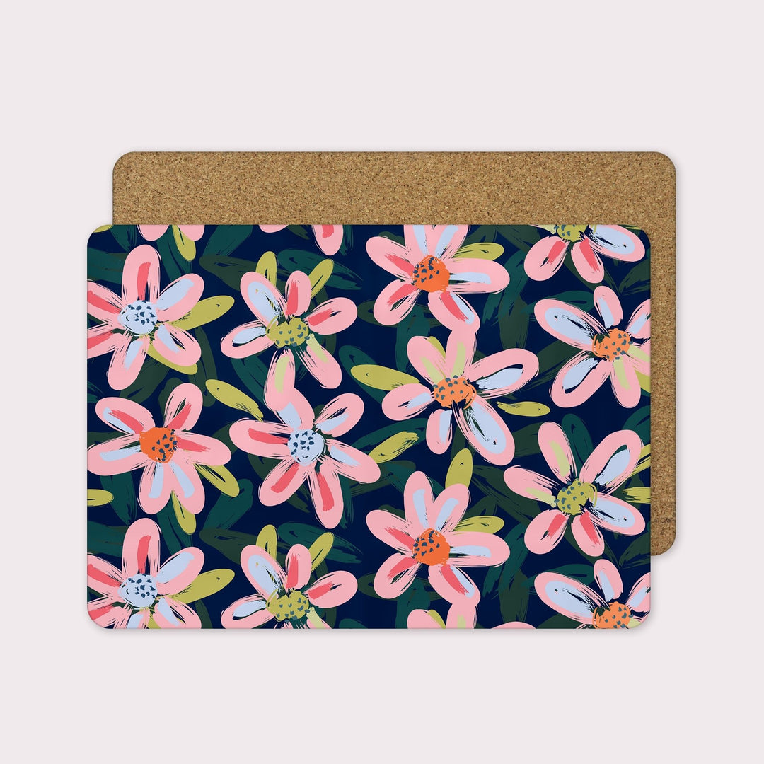 Midnight Bloom Placemats - Yililo