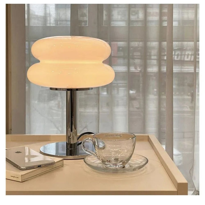 Retro Glass Doughnut Table Lamp Light