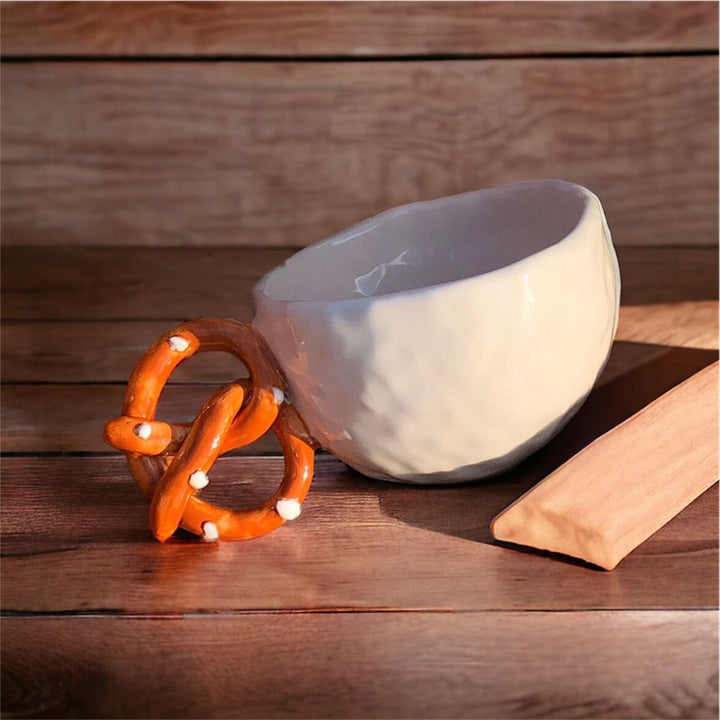 Quirky Bread Handle Ceramic Mug - Yililo