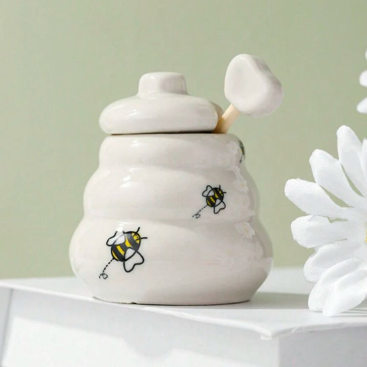 Bee Hive Honey Pot Storage Jar - Yililo
