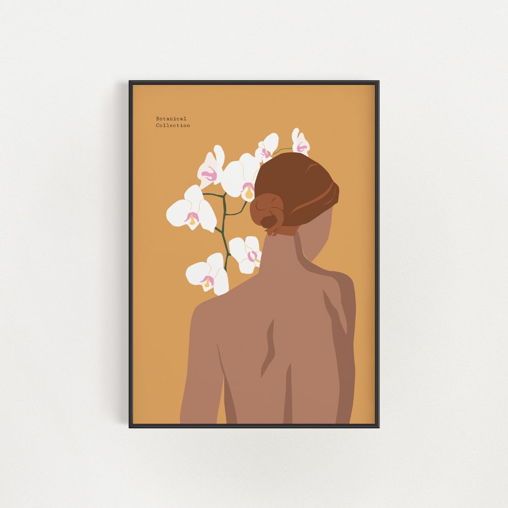 The Naked Orchids Wall Art Poster