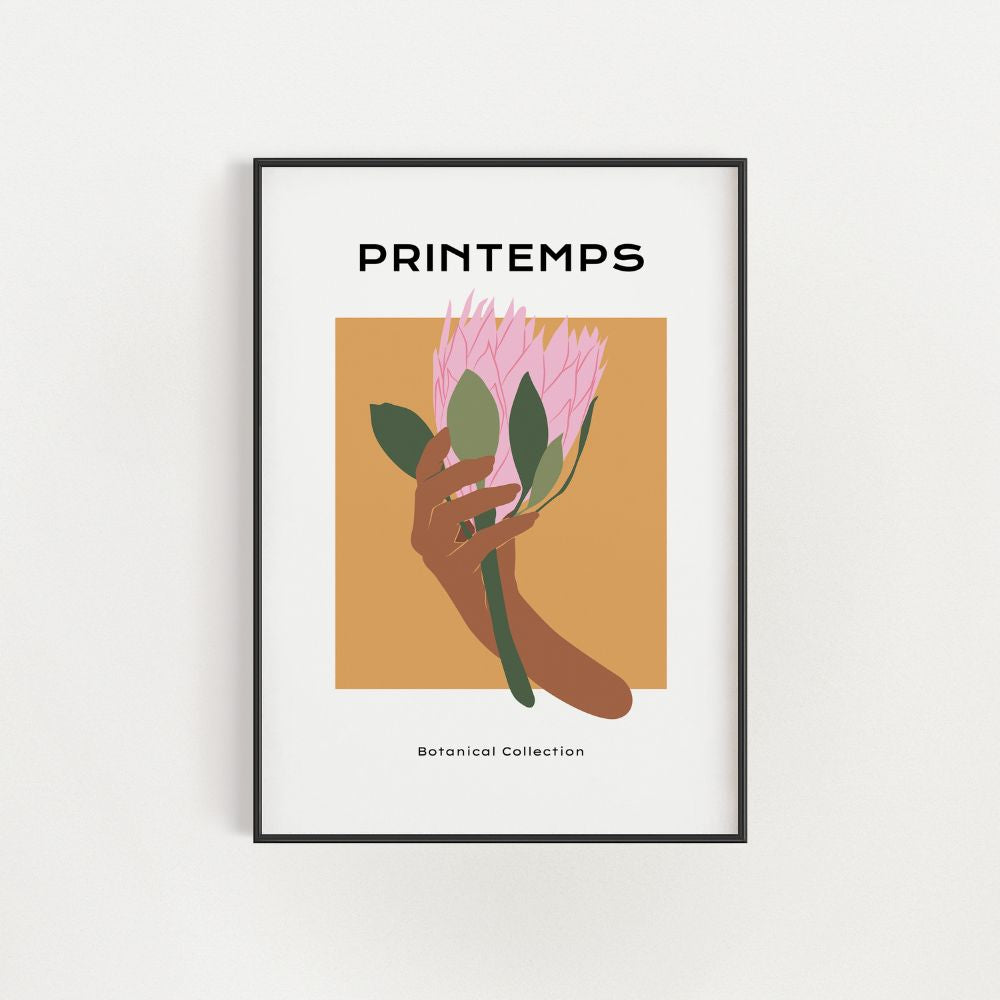 The Pink Printemps Wall Art Poster