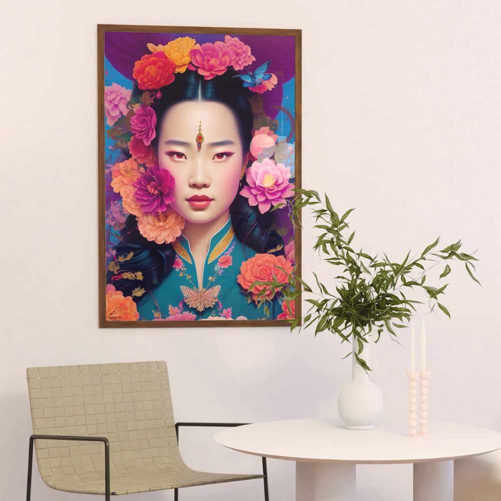 Mulan Princess Inspired Fine Art Wall Print - Yililo