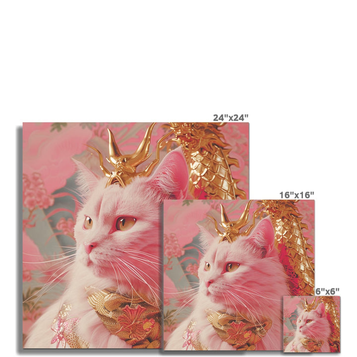 The Queen Cat Funny Wall Art Poster