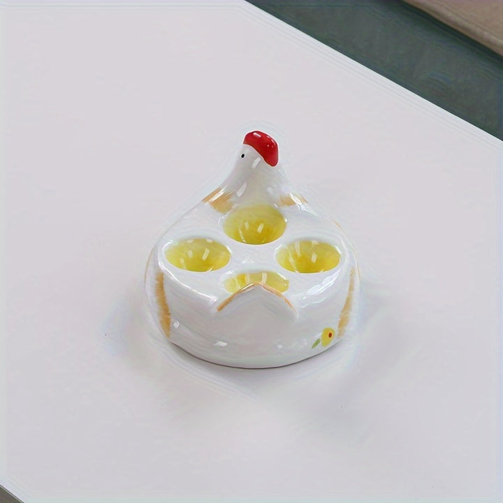 Novelty Chicken Shape Egg Holder - Yililo