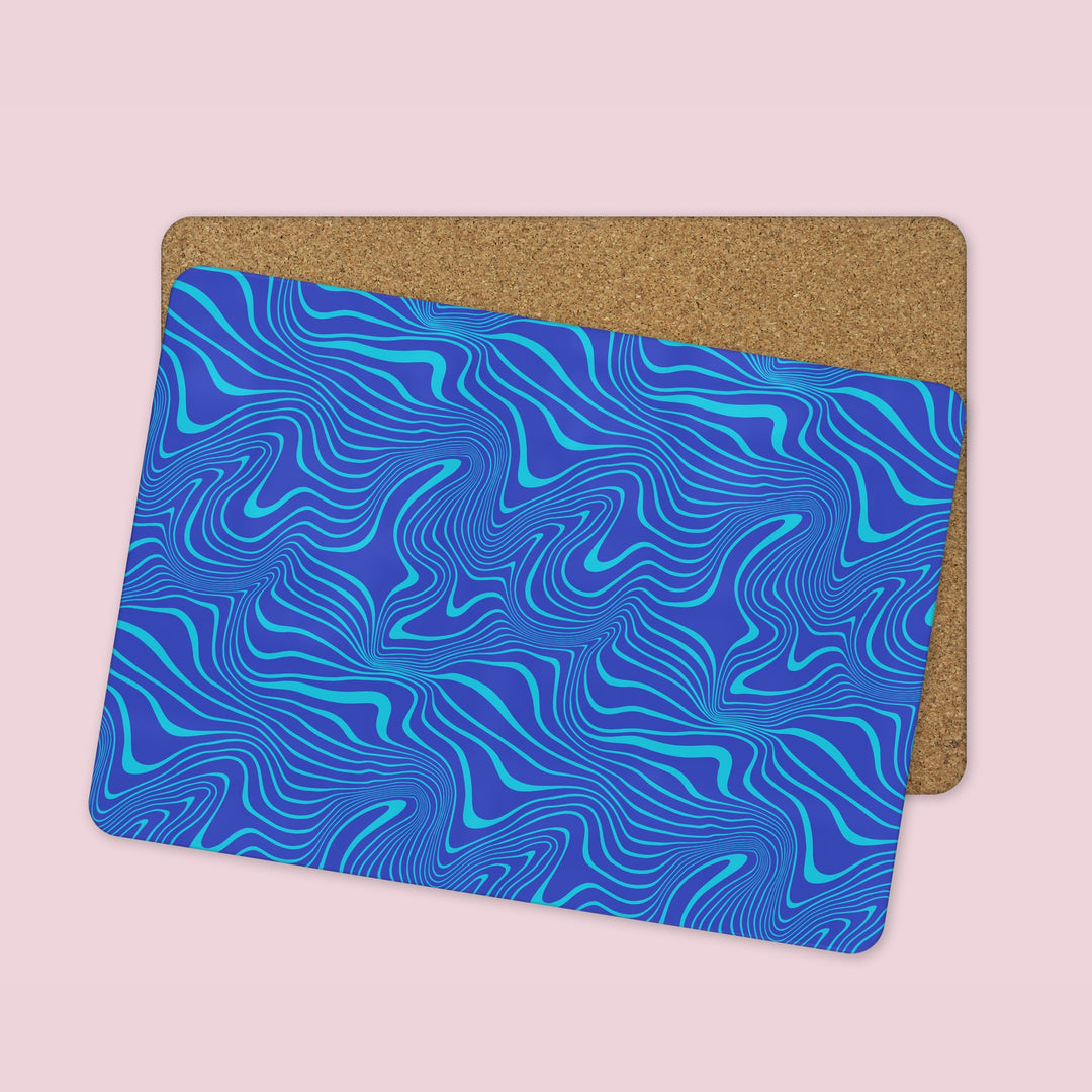 Groovy Waves – Set of 4 Placemats - Yililo