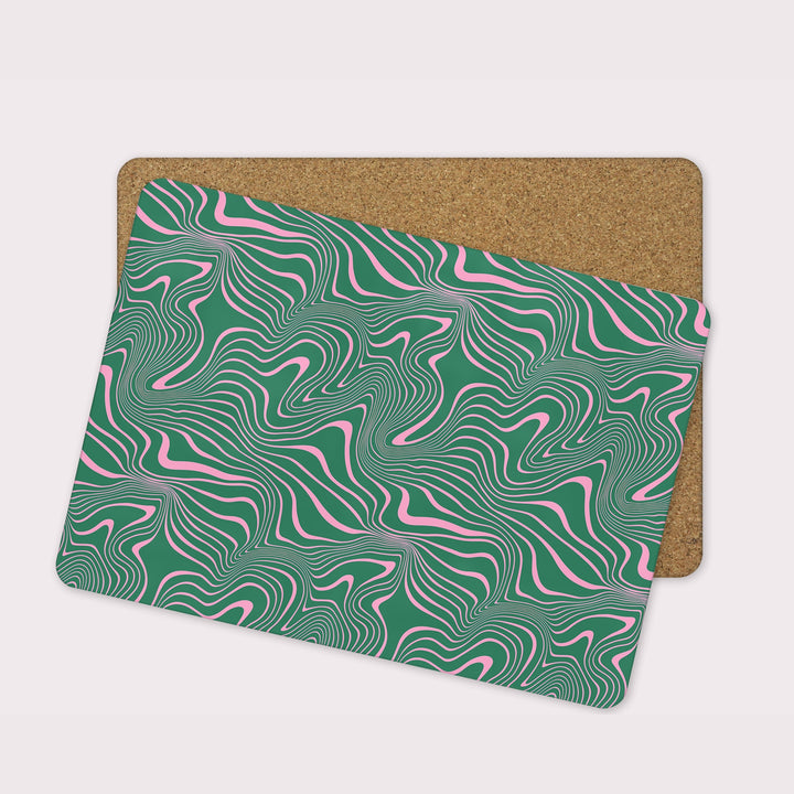 Groovy Waves – Set of 4 Placemats - Yililo