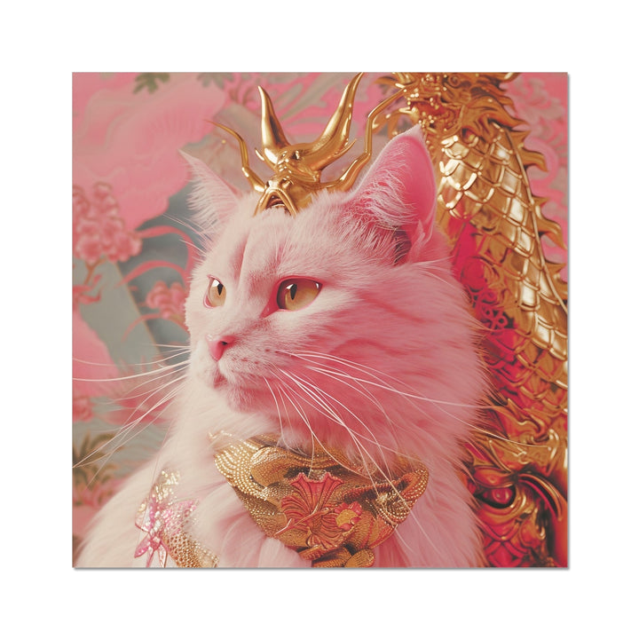 The Queen Cat Funny Wall Art Poster - Yililo