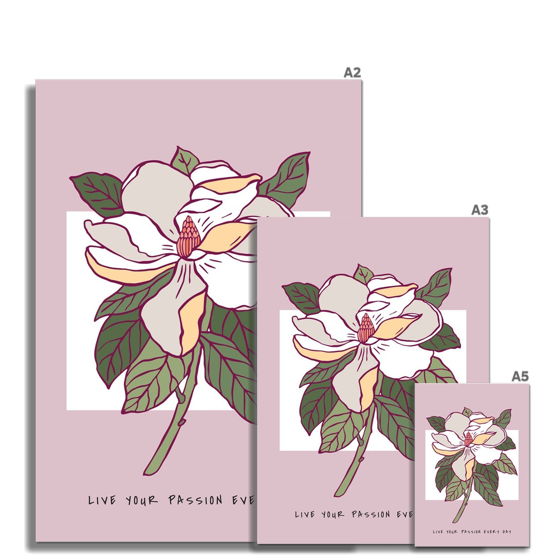 The Passionate Bloom Fine Wall Art Print
