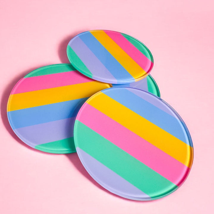 Stripe Coasters