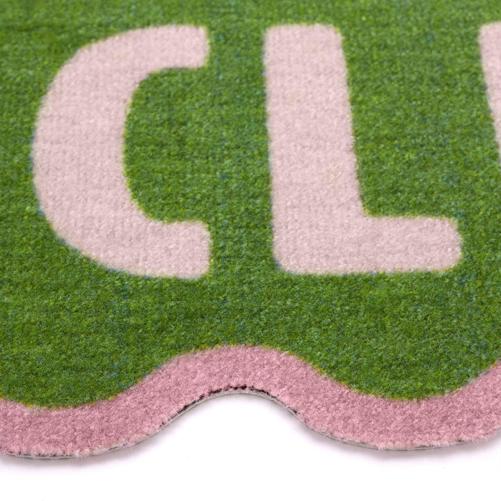 Bath Club Green Scallop Bath Mat 50X75