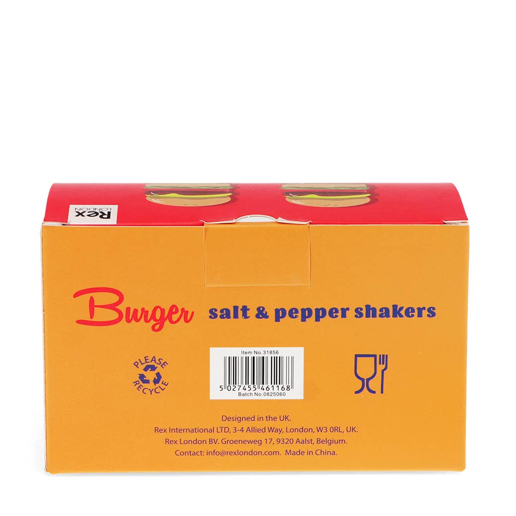 Burger Salt and pepper Shakers