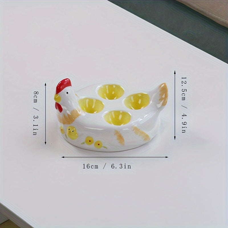 Novelty Chicken Shape Egg Holder - Yililo