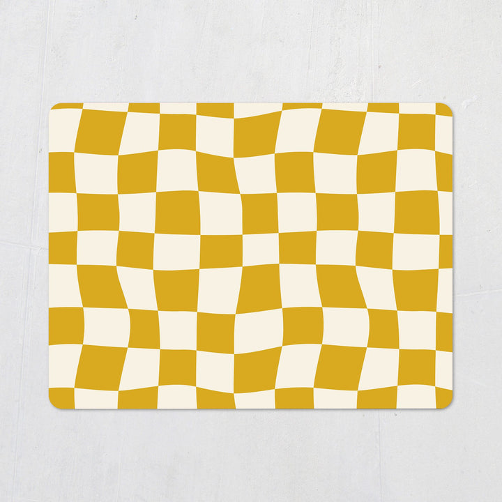 Checkmate Chic Set of 4 Placemats - Yililo