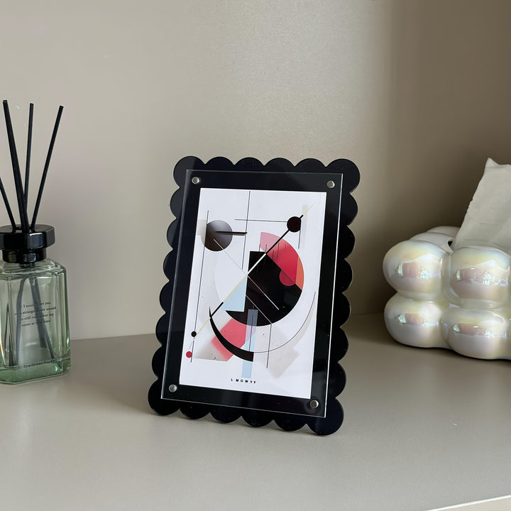 Colourful Scallop Acrylic Picture Frame - Yililo