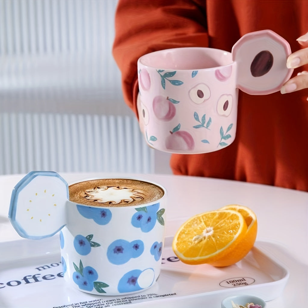 Fruit Mug With Fruit Slice Handle