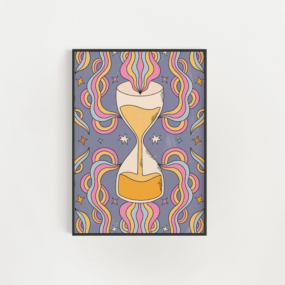 A Colourful Time Wall Art Poster Print - Yililo