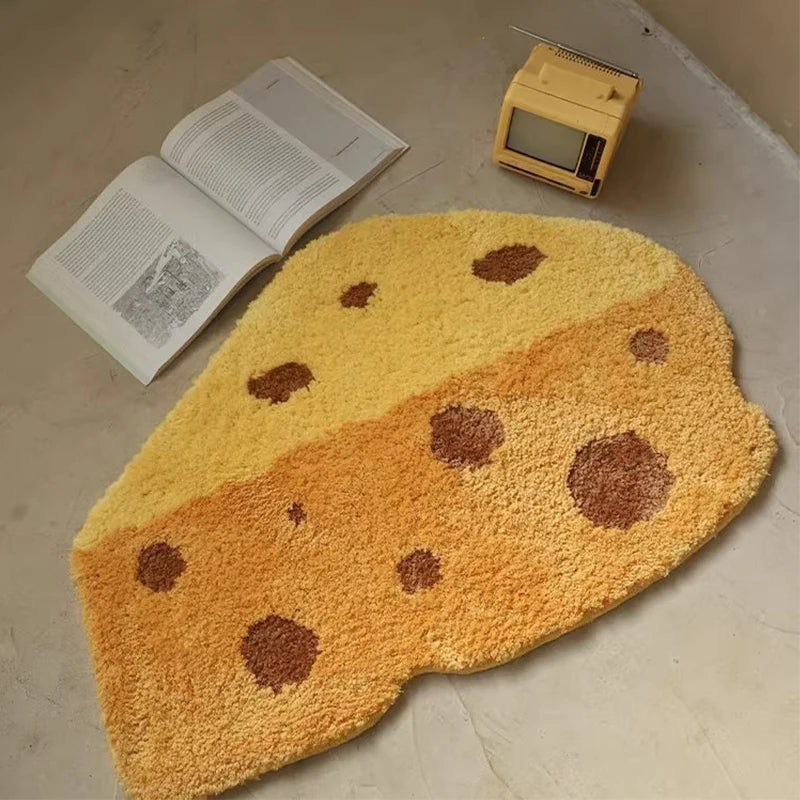 Cheese Triangle Tufted Rug Mat - Yililo