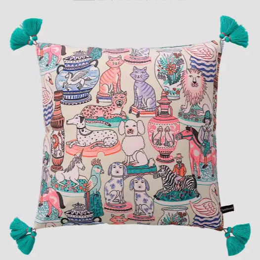 Eclectic Animal Art Cushion Cover - Yililo