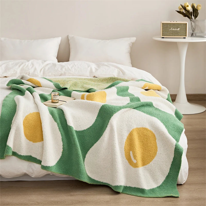 Egg Microfibre Throw Blanket - Yililo