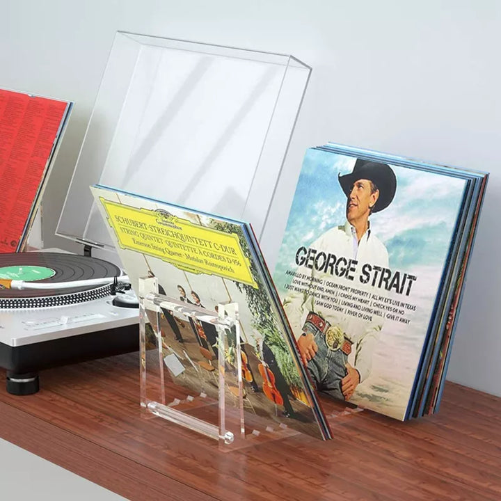 Clear Record Stand Holder For Records - Yililo