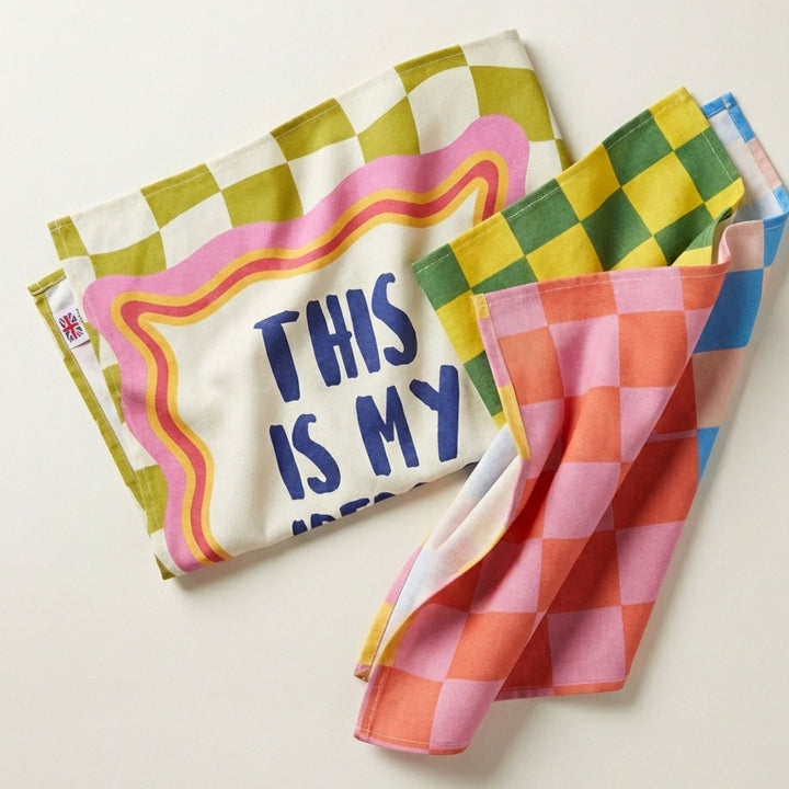 Candy Clash Y2K Cotton Tea Towel