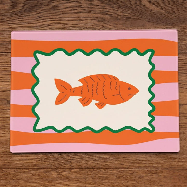 Fish Stripe Cork Placemats Sample Sale (Graded)
