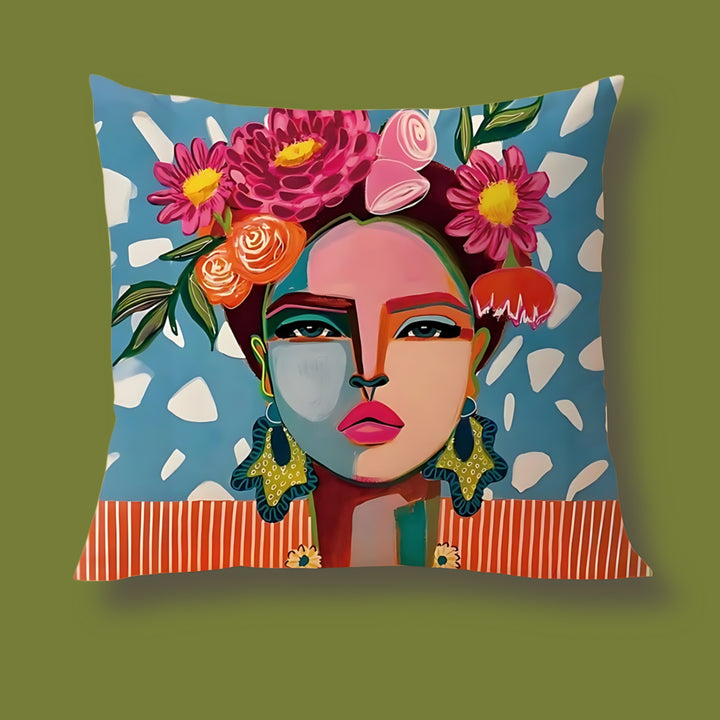 Abstract Frida Colourful Cushion Cover 45cm