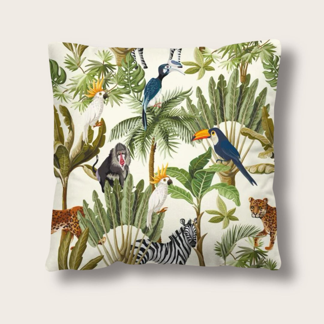 Jungle Animals Cushion Cover 45cm - Yililo