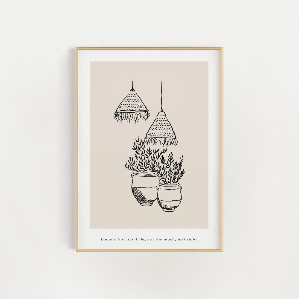 Just Right Wall Art Poster - Yililo