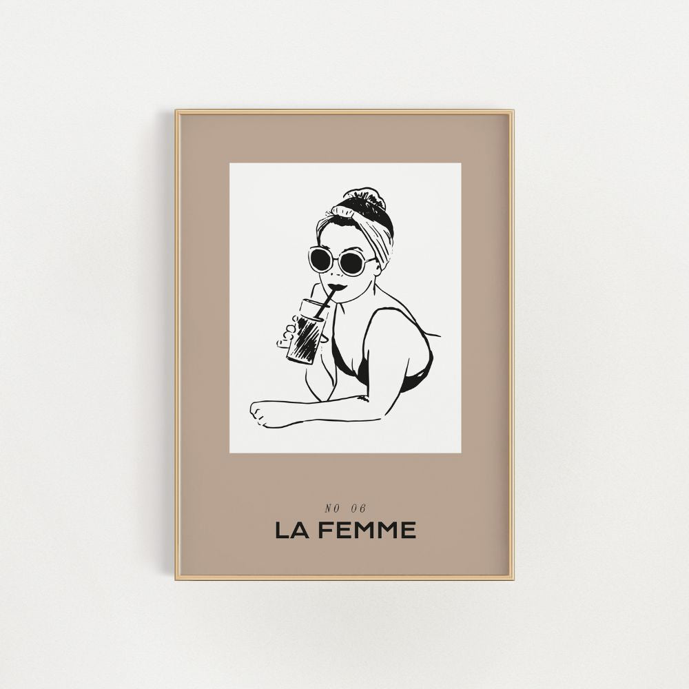 La Femme 06 Wall Art Poster - Yililo