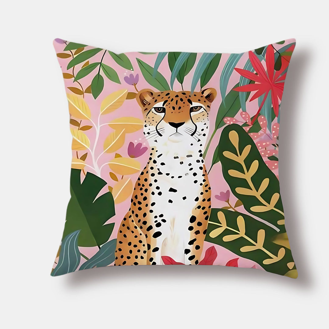 Leopard In The Jungle Cushion Cover 45cm - Yililo