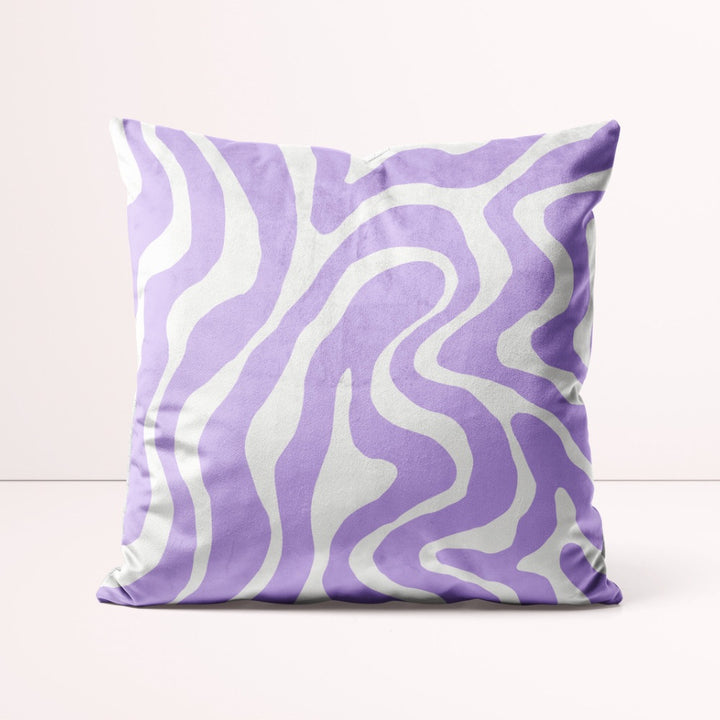 Lilac Swirl Retro Sofa Bed Cushion - Yililo