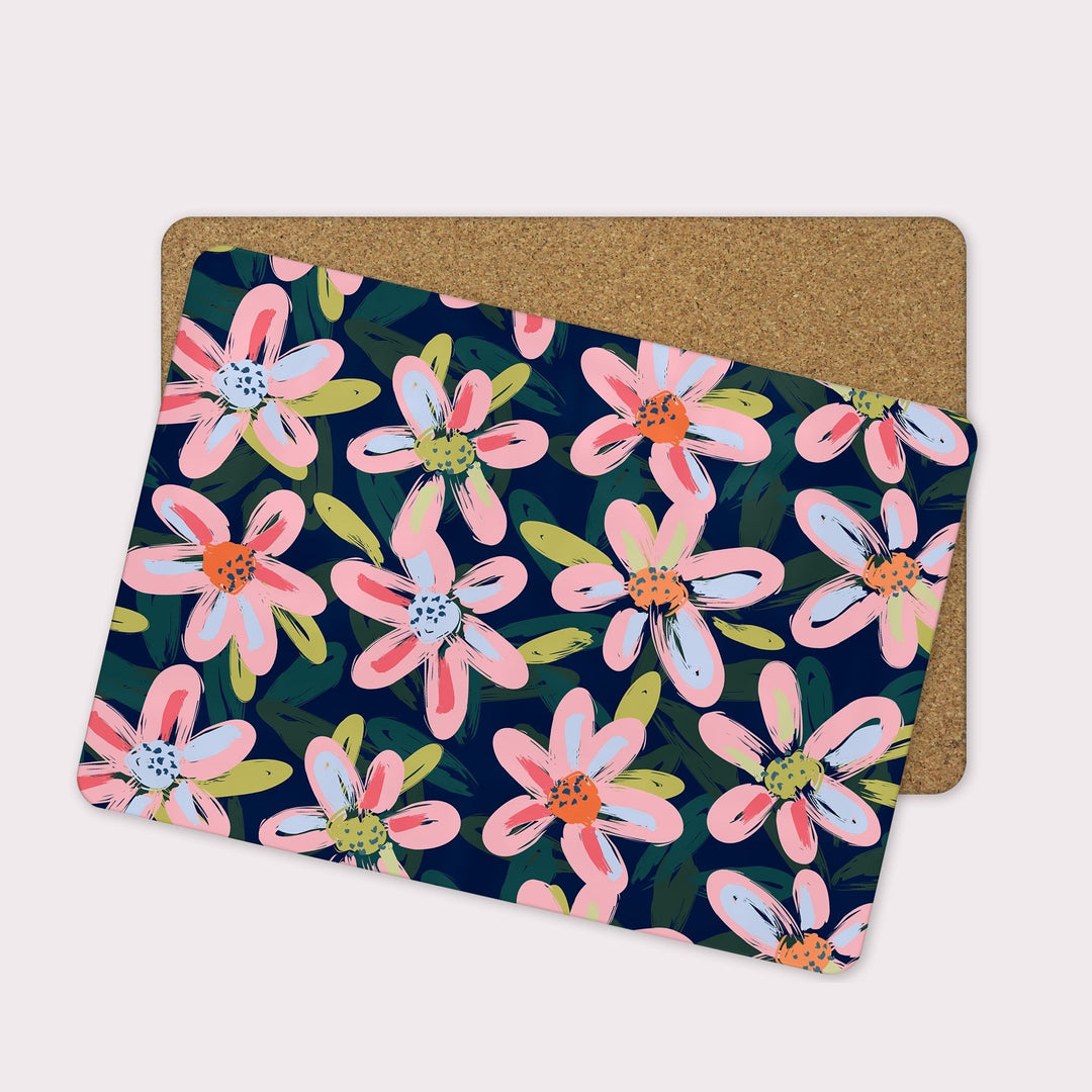 Midnight Bloom Placemats - Yililo