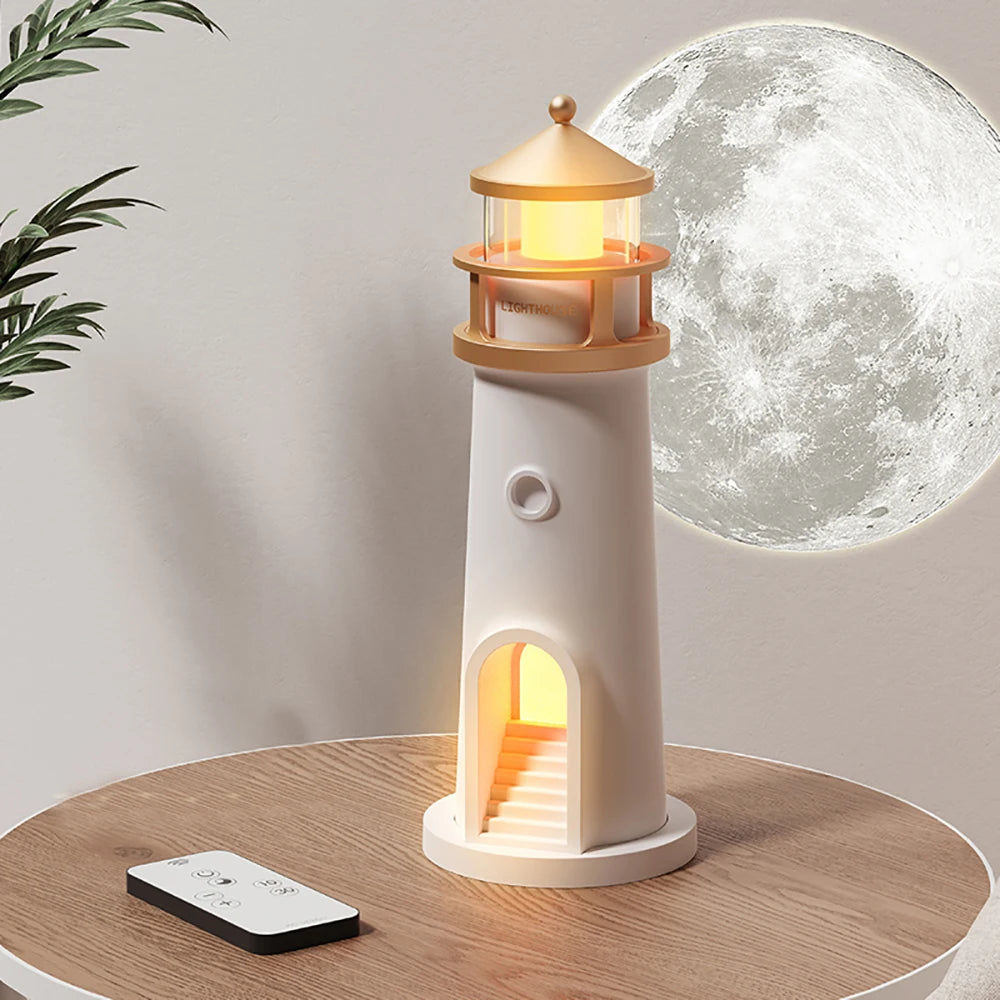 Moonlit Haven Lighthouse Lamp - Yililo