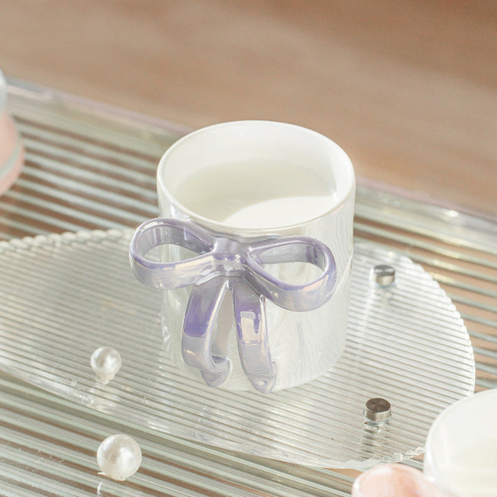 Pearly Bow Coquette Mug - Yililo