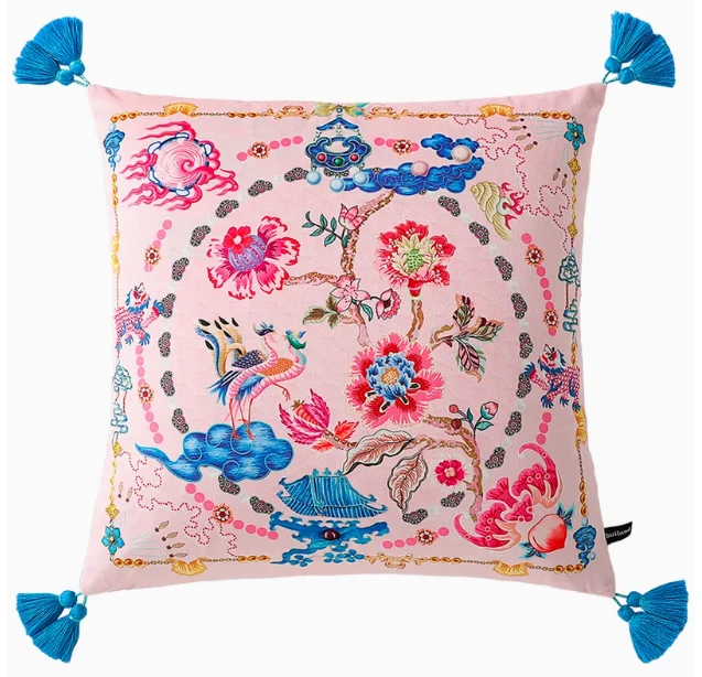 Ornate Phoenix Cushion Cover - Yililo