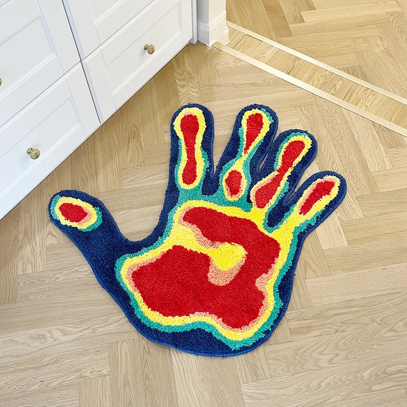 Palm Heat Floor Mat Rug - Yililo